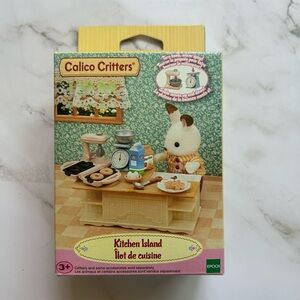 Calico Critters Kitchen Island Accessories Set CC1834
